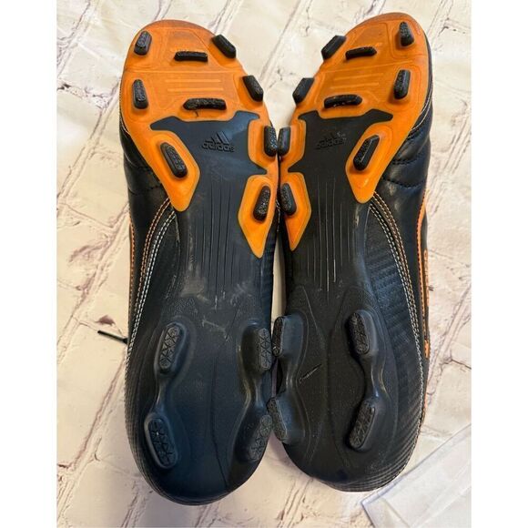 Adidas Men\'s Sz 13 Ezeiro III TRX FG Soccer Cleats Black Orange Outdoor Athletic main image 5